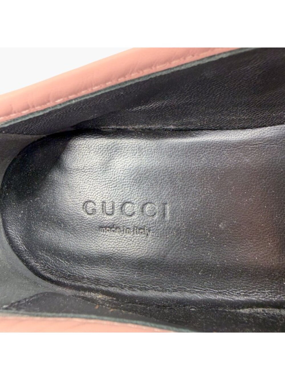 Gucci Jordaan Light Pink Tweed Horsebit Loafers Size 37 US 7 Women's Flats - Picture 14 of 15